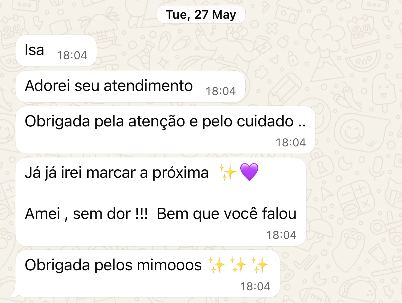 Depoimento de paciente 3